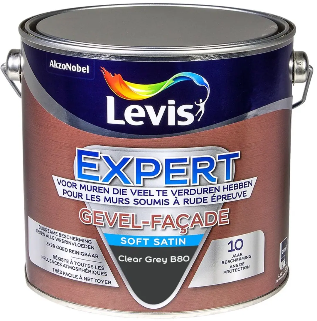 Levi's Expert Gevel Mix Clear Grey B80 Mengverf 2,5L