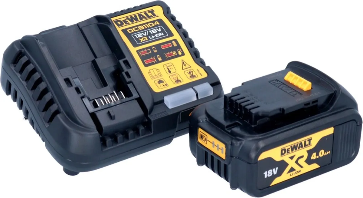 DeWalt DCB1104 M1 Accustartset 12V/18V - 4.0Ah Accu + Lader