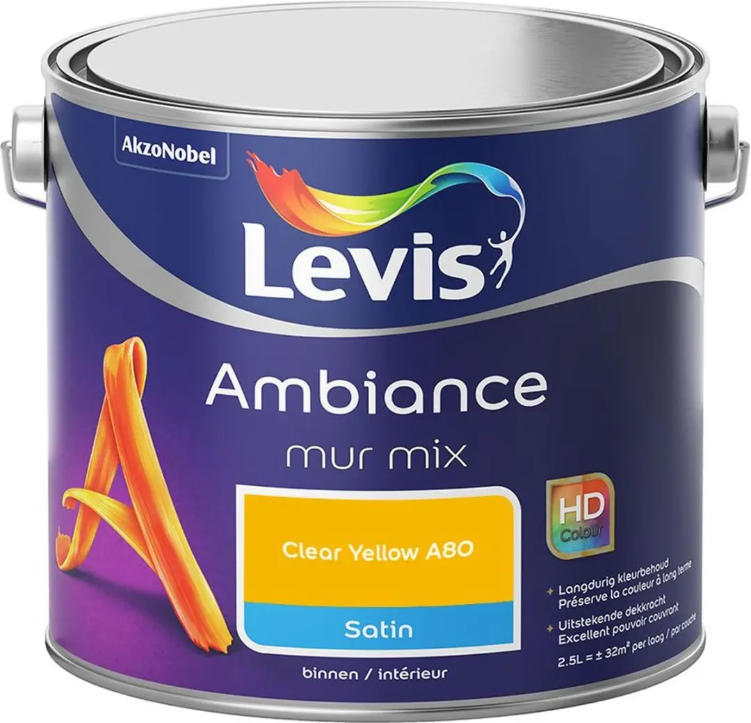 Levi's Ambiance Mur Satin Mix Mengverf 2,5L