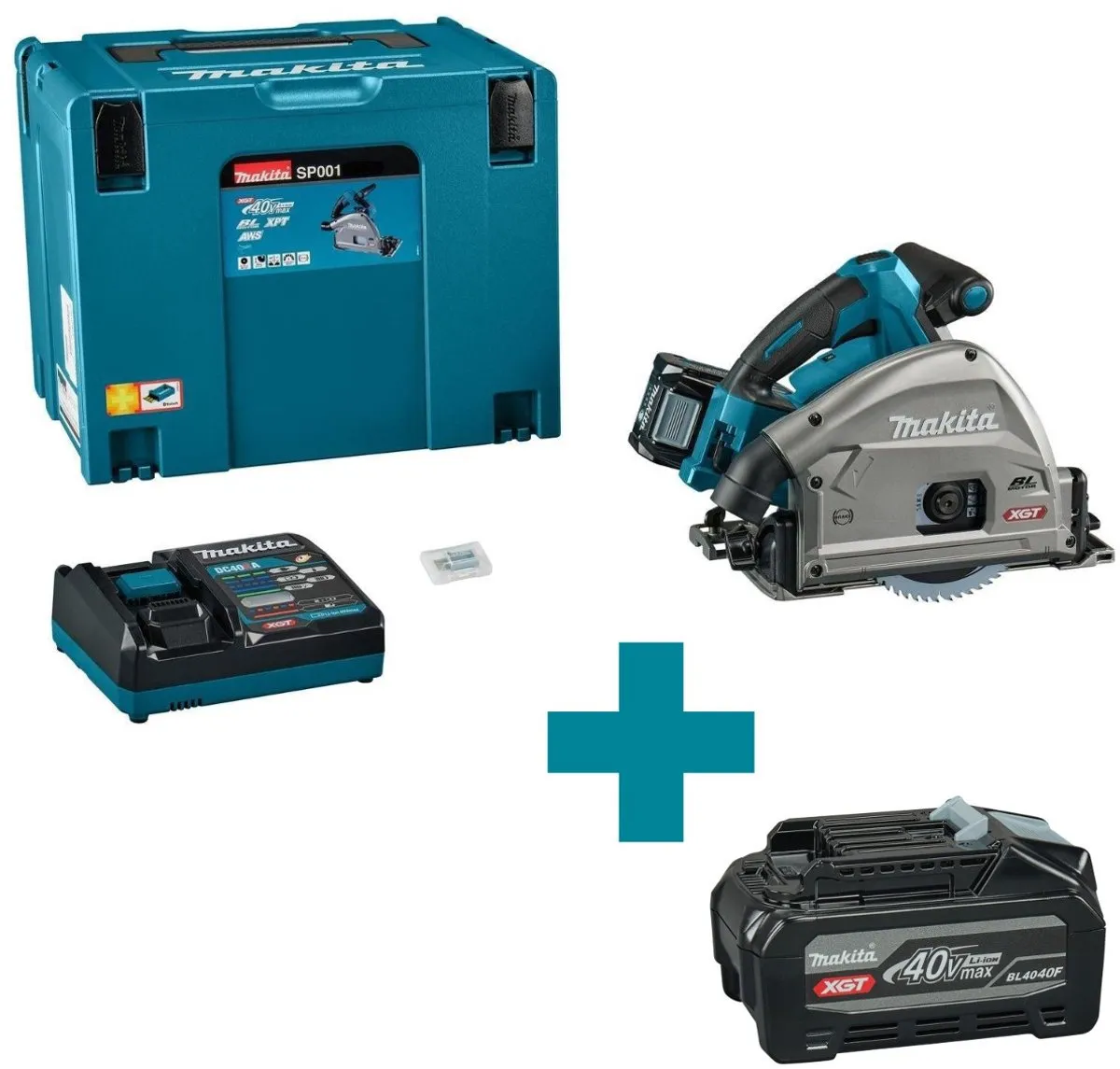 Makita SP001GM101 Accu Invalcirkelzaag 165mm