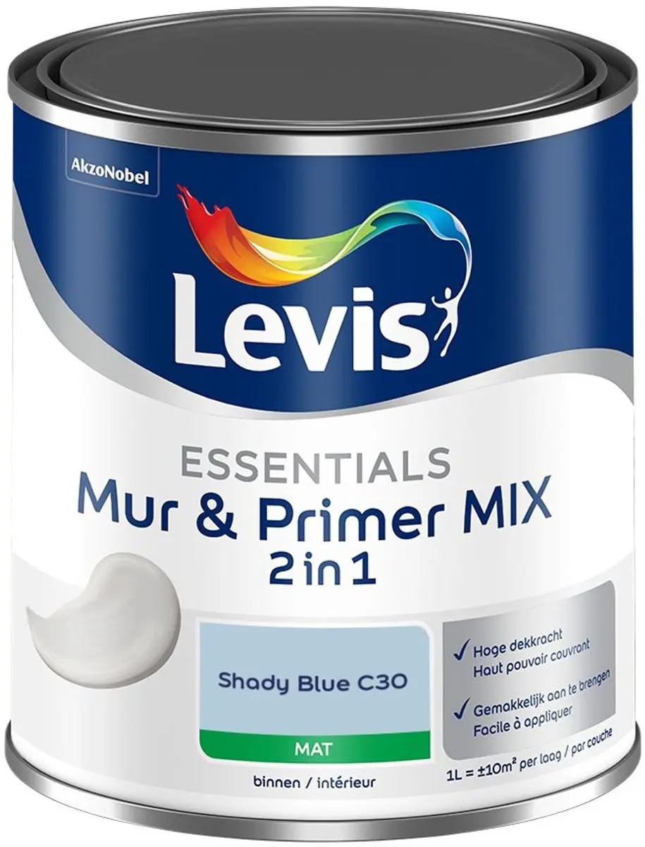 Levi's Essentials Mur & Primer Mix Mengverf Shady Blue C30