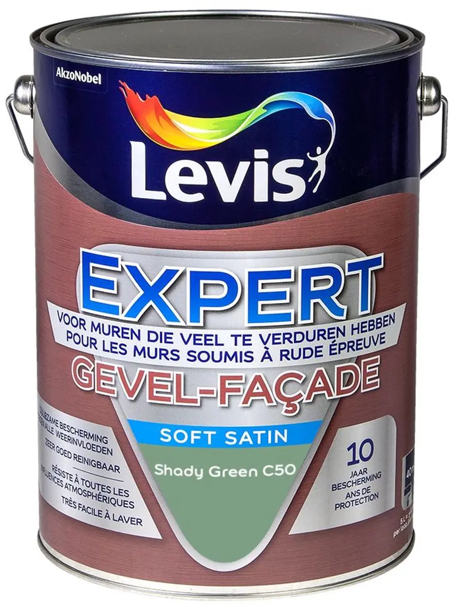 Levi's Expert Gevel Mix Shady Green C50 Mengverf 5L