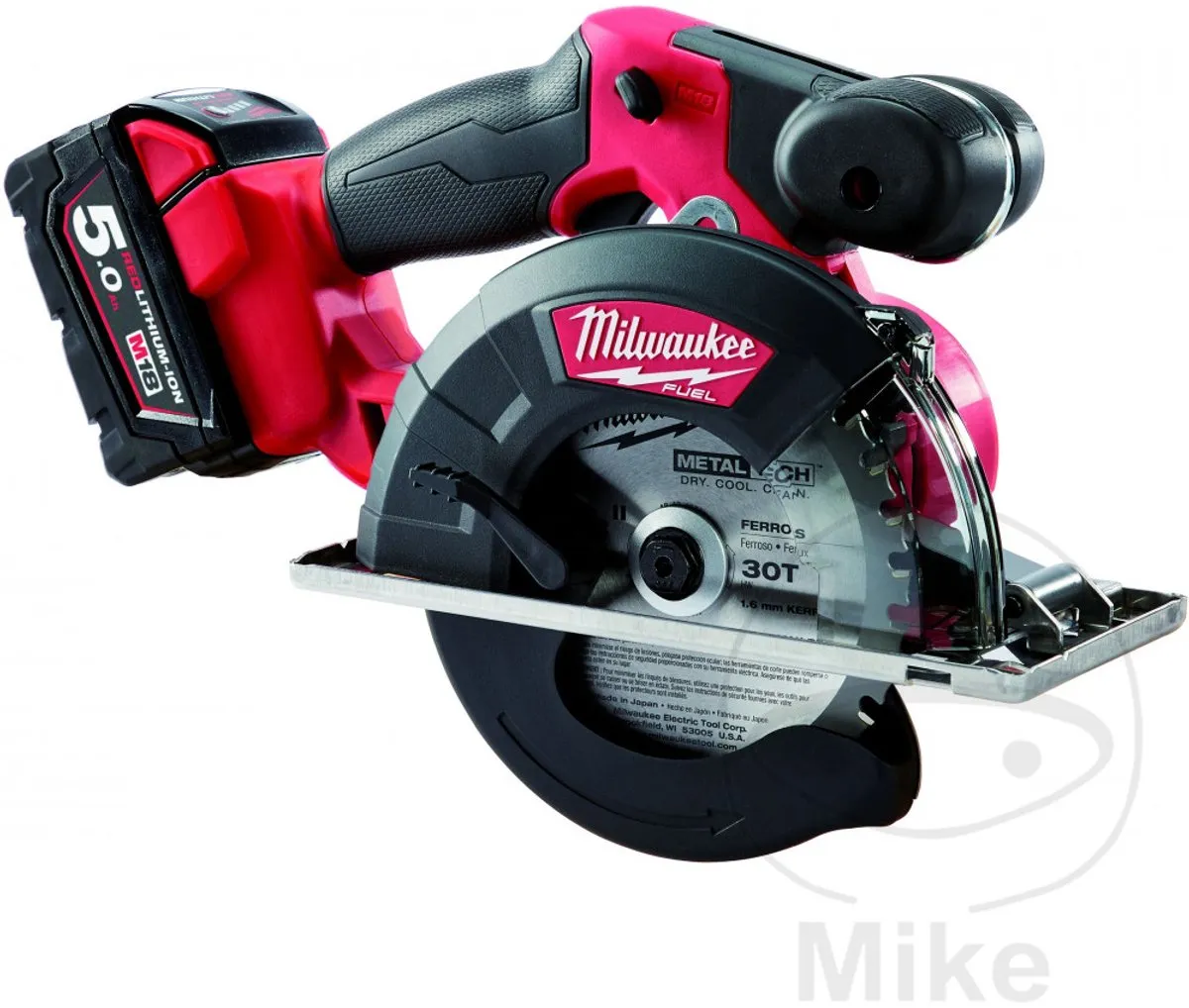 Milwaukee M12 Handcirkelzaag - 18V - 2x5.0Ah Accu + Lader - afbeelding 2 van 2