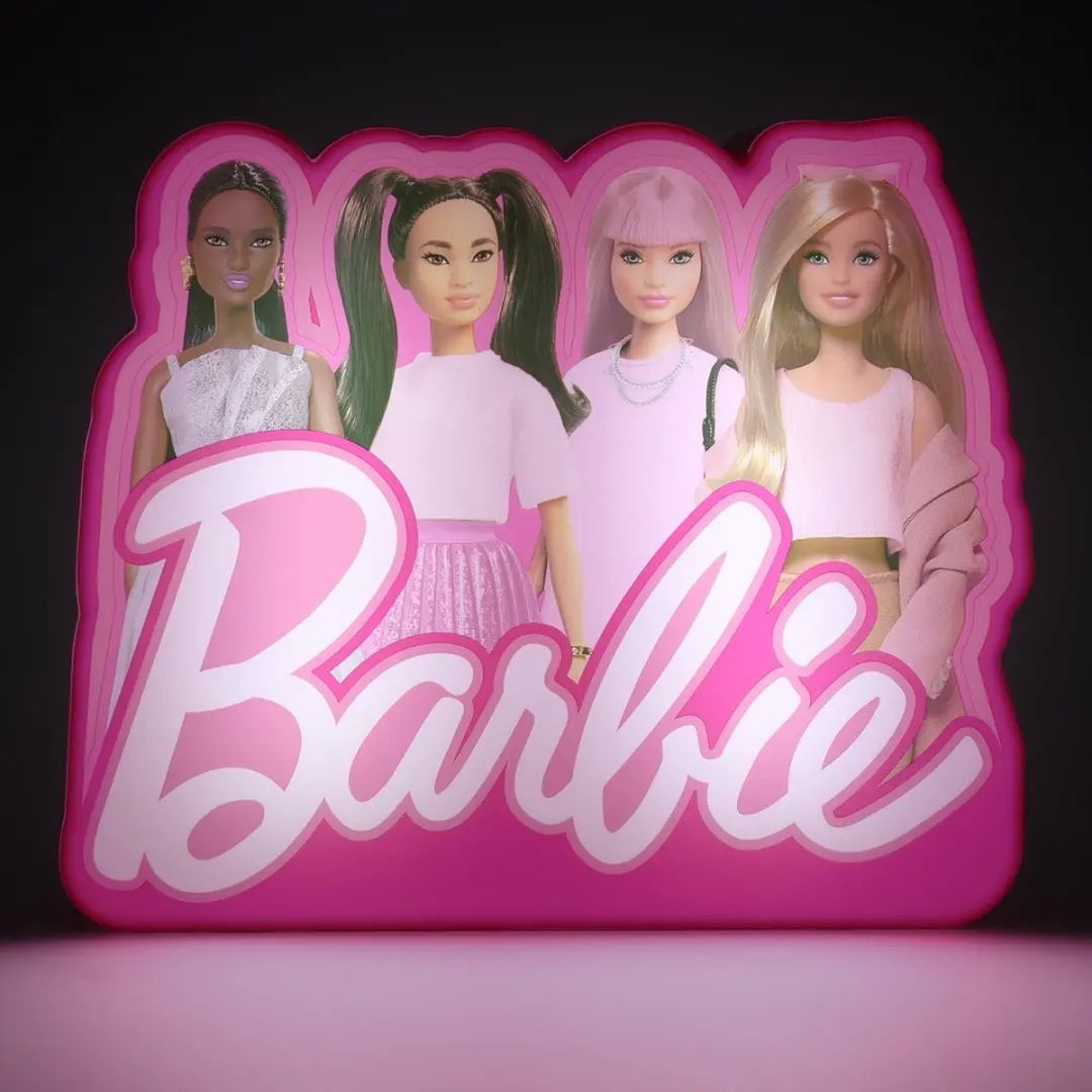Paladone Barbie Licht Roze Sfeerlamp 16cm - 3x AAA