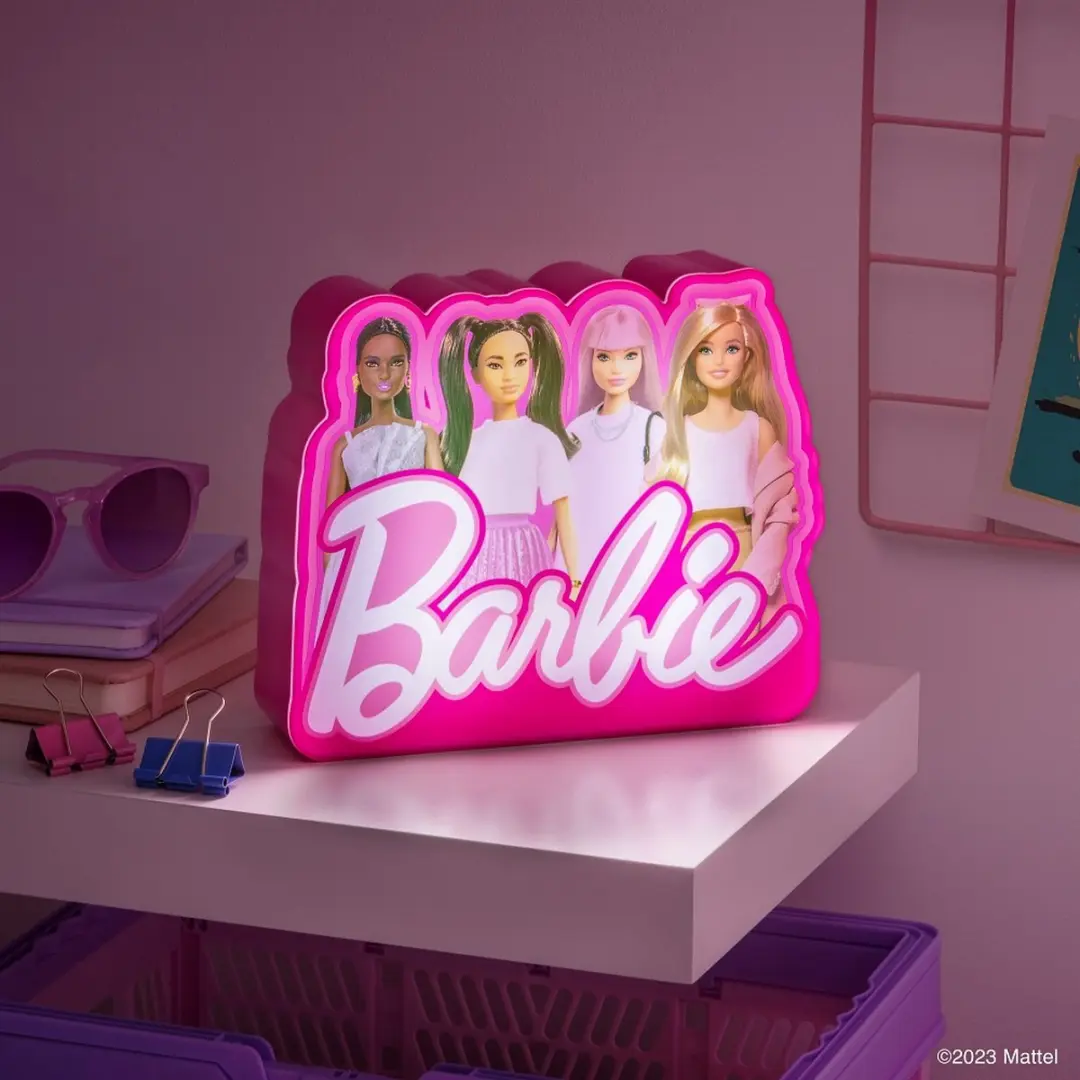 Paladone Barbie Licht Roze Sfeerlamp 16cm - 3x AAA