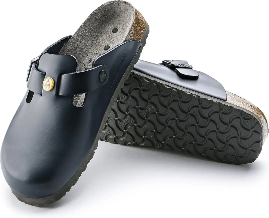 Birkenstock Boston ESD Heren Werkklompen - Blauw - Maat 39