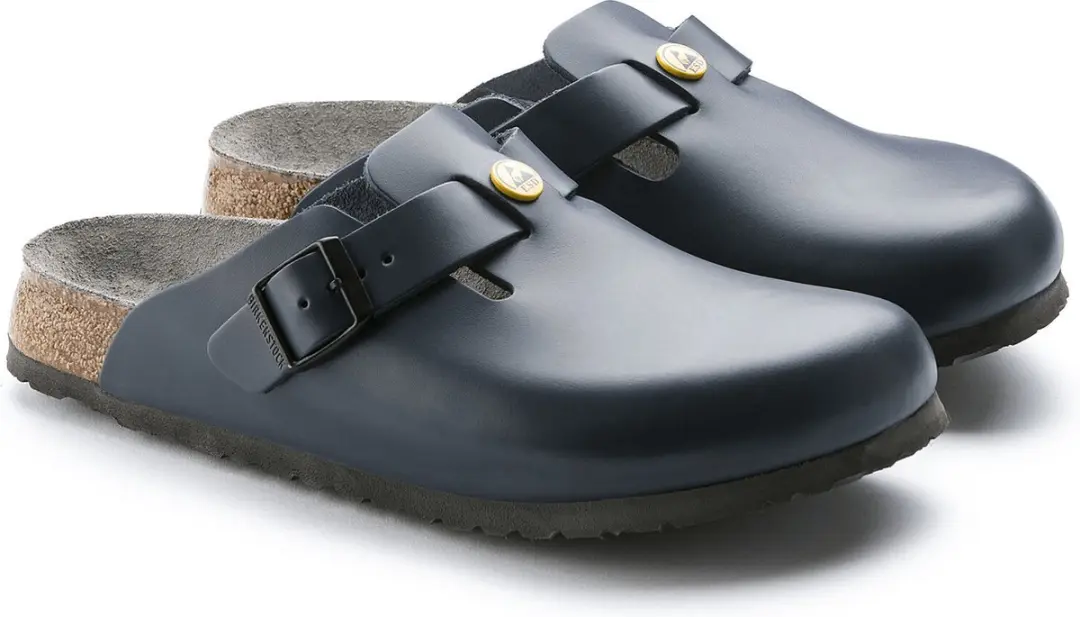 Birkenstock Boston ESD Heren Werkklompen - Blauw - Maat 39