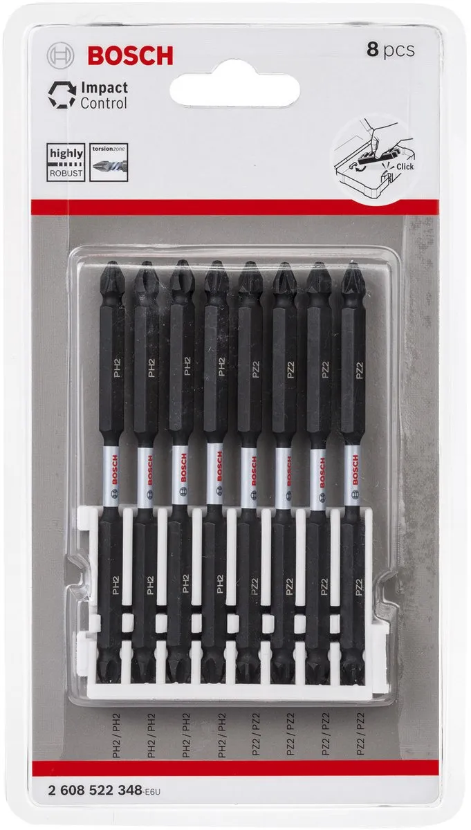 Bosch Impact Dubbelbit 110mm 2608522348 - 8 Stuks