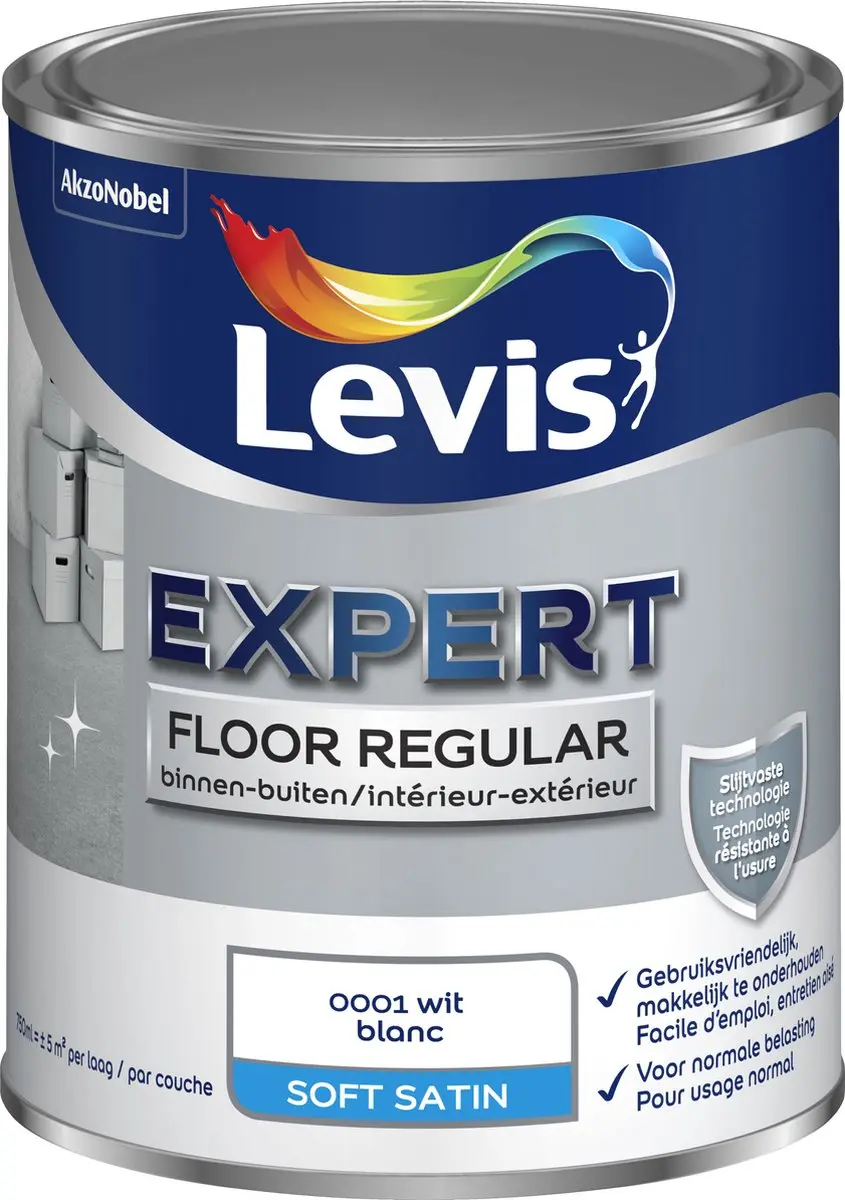 Levi's Expert Floor Regular Wit Verf 0,75L