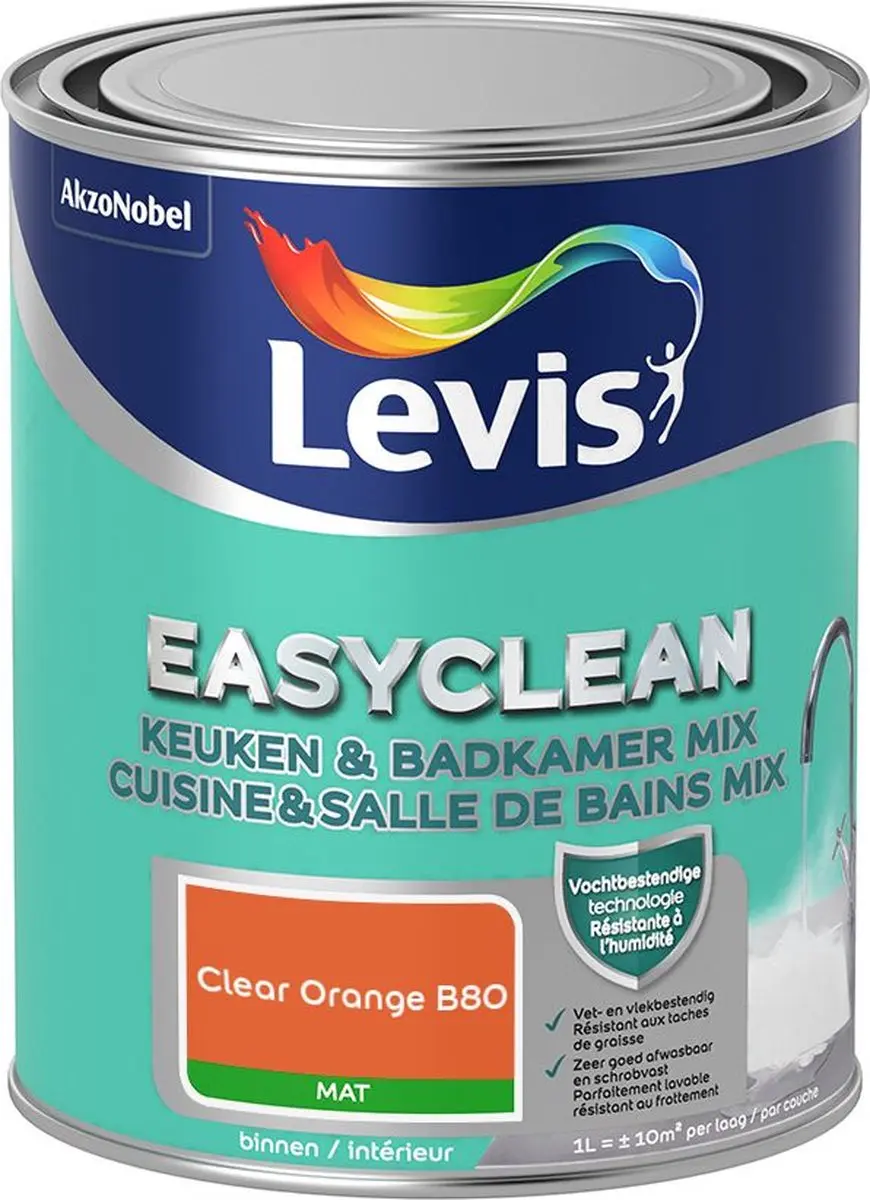 Levi's Easyclean Mengverf Clear Orange B80