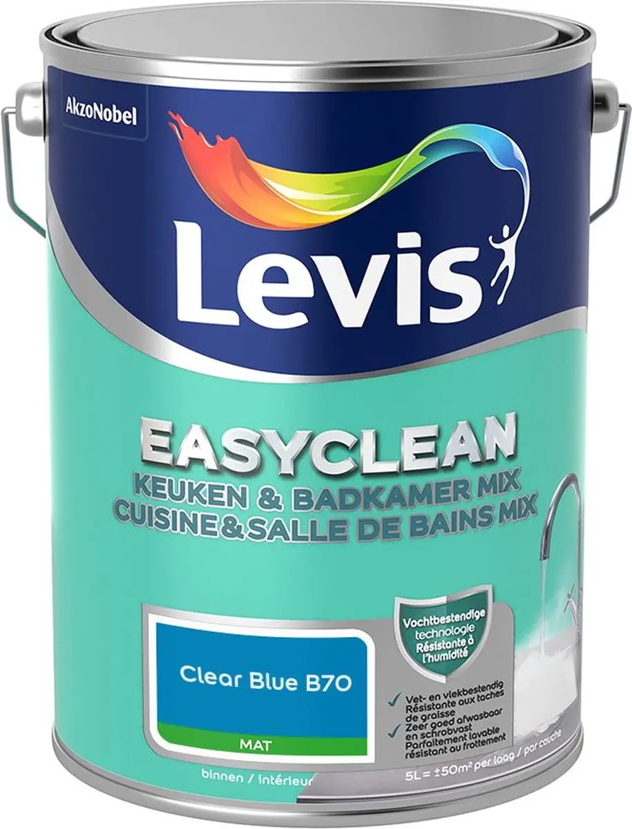 Levi's Easyclean Mengverf Clear Blue B70