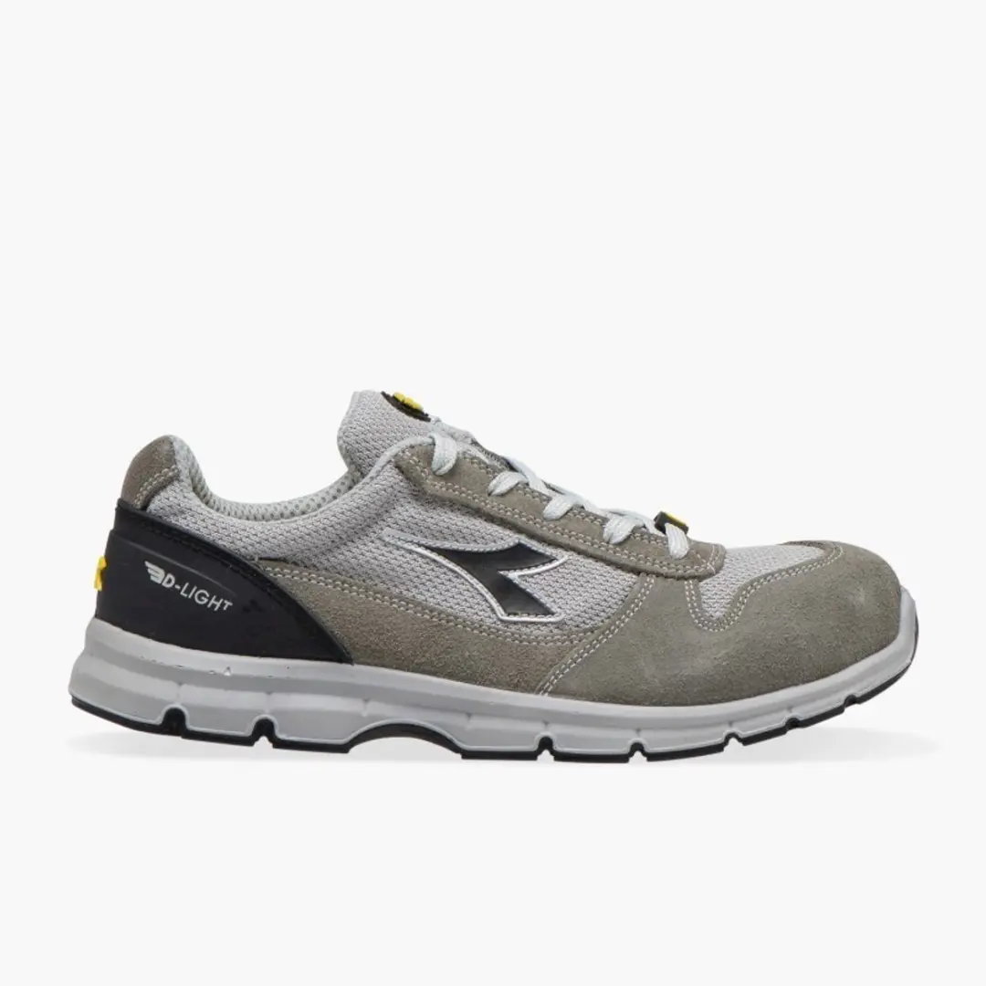 Diadora RUN TEXT LOW S1PS FO SR C. Rock /ALLUMINIUM 37