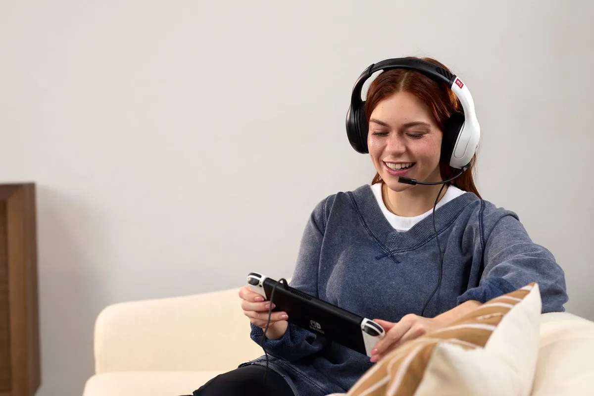Turtle Beach Airlite Fit TBS-8002-05 Gaming Headset - Nintendo Switch - Zwart/Wit