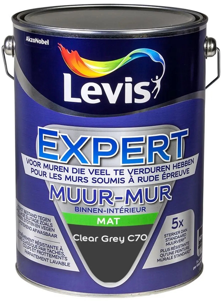 Levi's Expert Muurverf Clear Grey C70