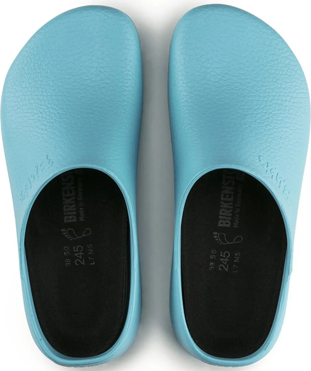 Birkenstock Super Birki Dames Werkklompen Cyaan - Maat 35