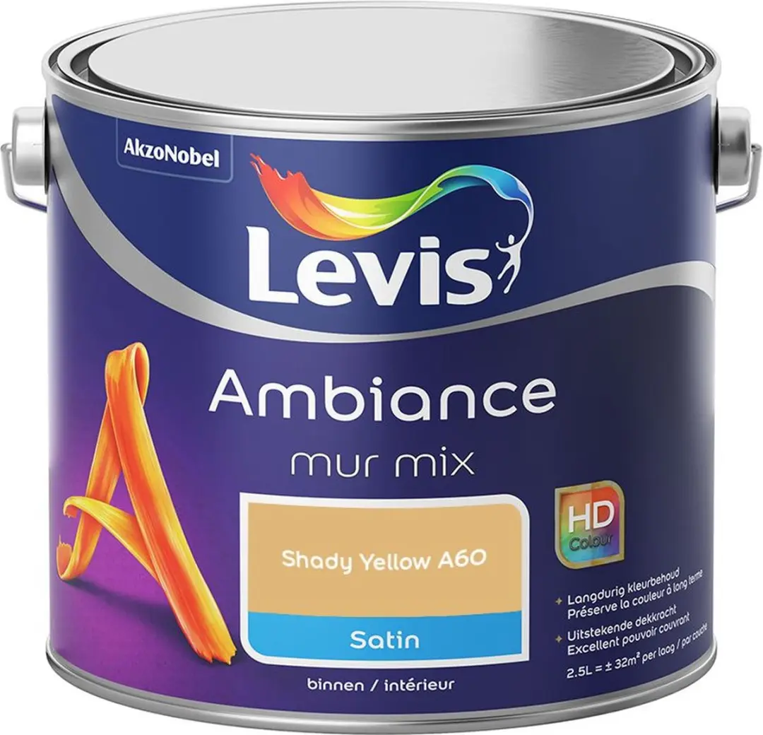 Levi's Ambiance Mur Satin Mix Mengverf 2,5L