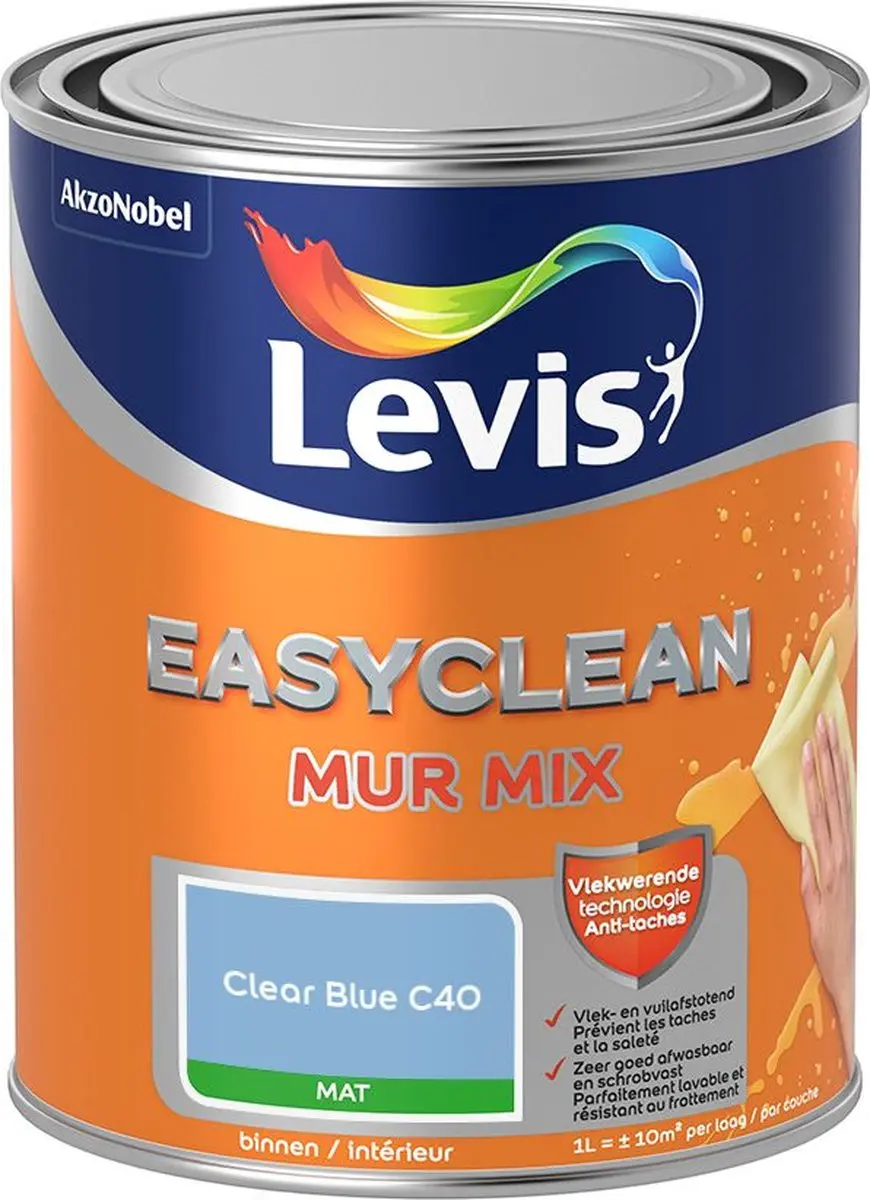 Levi's Easyclean Mur Mat Mix Clear Blue C40