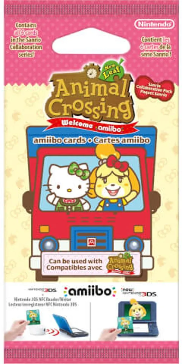 Nintendo Animal Crossing New Leaf Sanrio Amiibo Kaarten