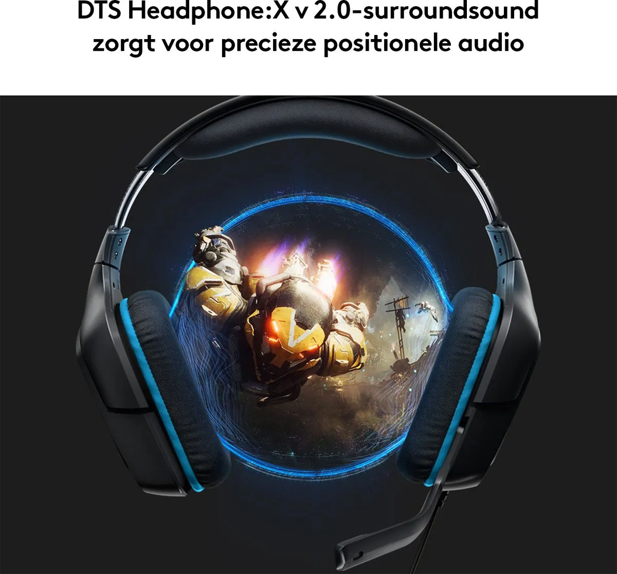 Logitech G G432 Gaming Headset - 50mm Drivers - Zwart