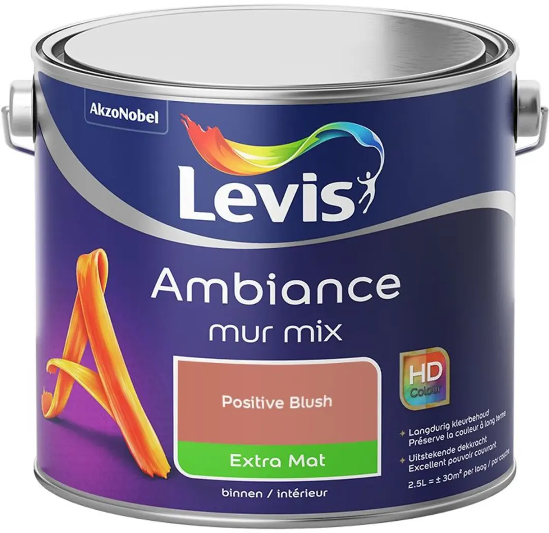 Levi's Ambiance Mur Extra Mat Mix Positive Blush Mengverf 2,5L