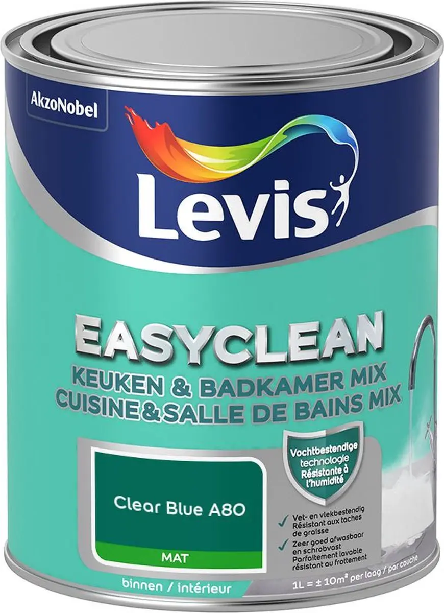 Levi's Easyclean Mengverf Clear Blue A80
