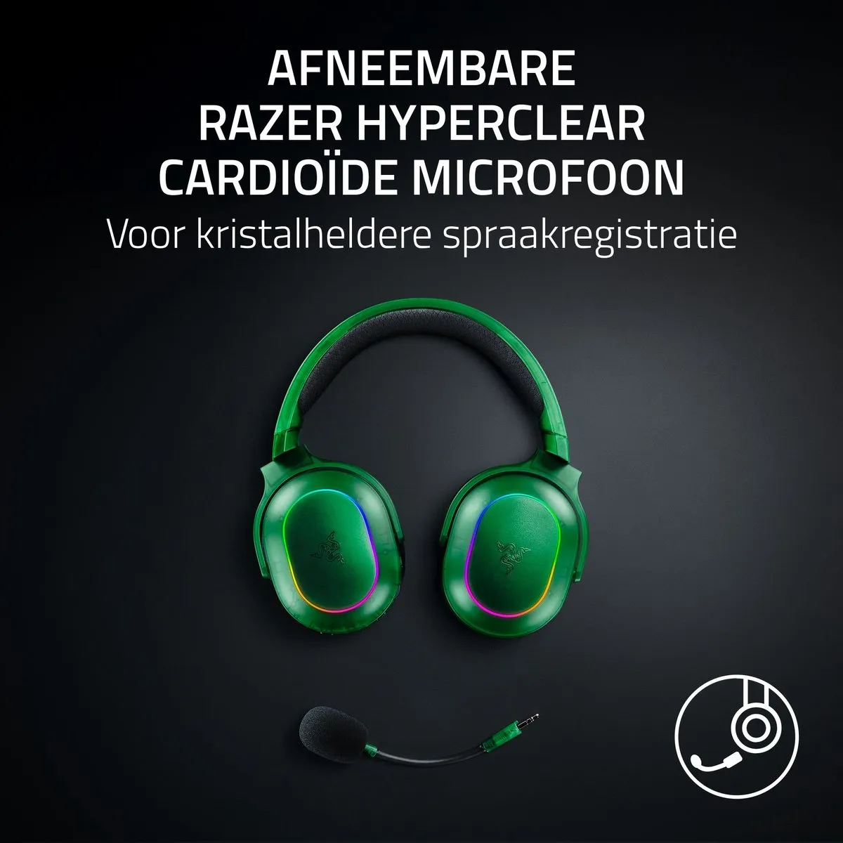 Razer Barracuda X Chroma Draadloze Gaming Headset RZ04-05220300-R3M1 - Phantom Green - afbeelding 6 van 6