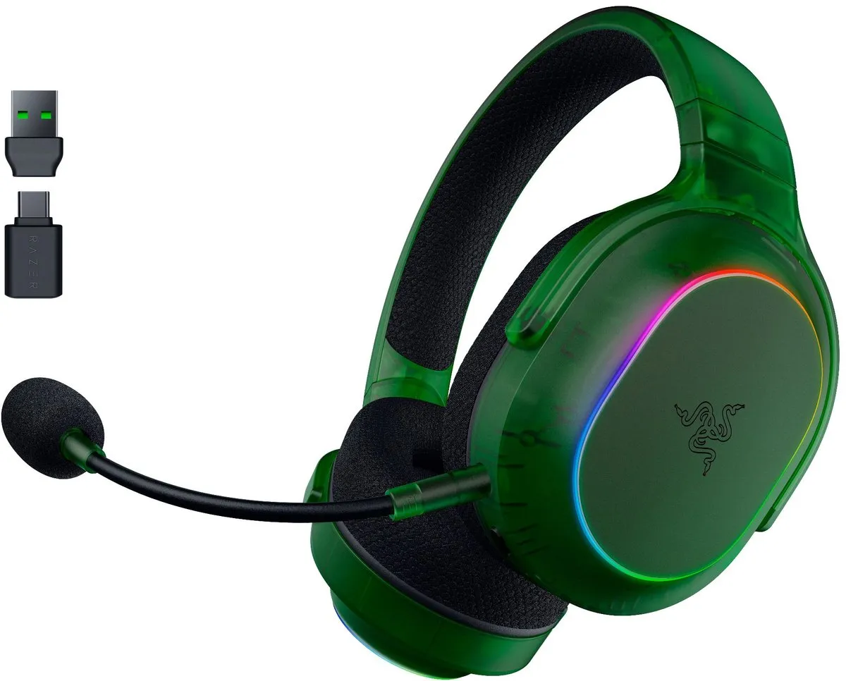 Razer Barracuda X Chroma - Draadloze Gaming Headset - Bluetooth/2.4Ghz - Phantom Green Edition