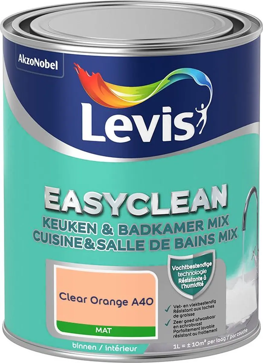 Levi's Easyclean Mengverf Clear Orange A40