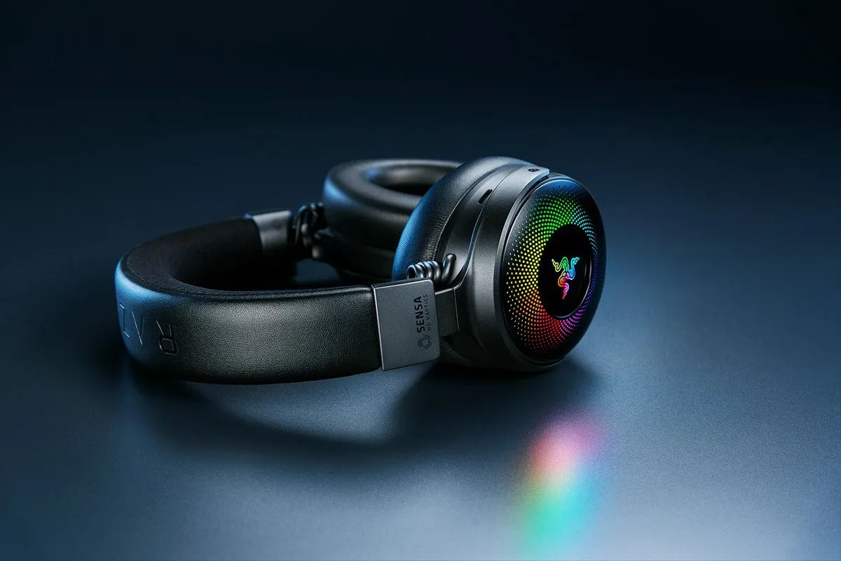 Razer Kraken V4 Pro Headset & Bedieningshub - Bedraad & Draadloos - USB Type-A - Bluetooth - Zwart