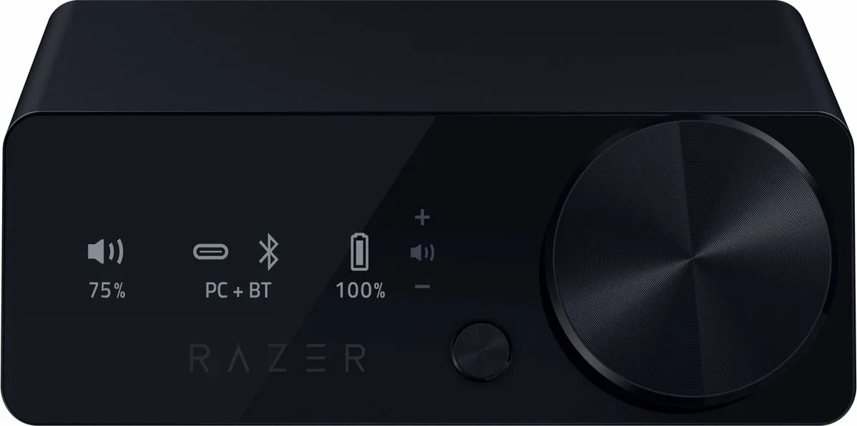 Razer Kraken V4 Pro Headset & Bedieningshub - Bedraad & Draadloos - USB Type-A - Bluetooth - Zwart