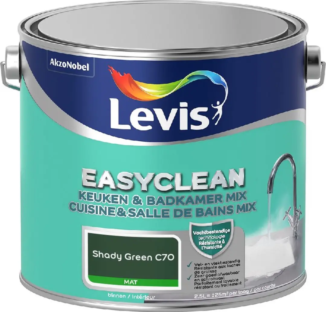 Levi's Easyclean Mengverf Shady Green C70