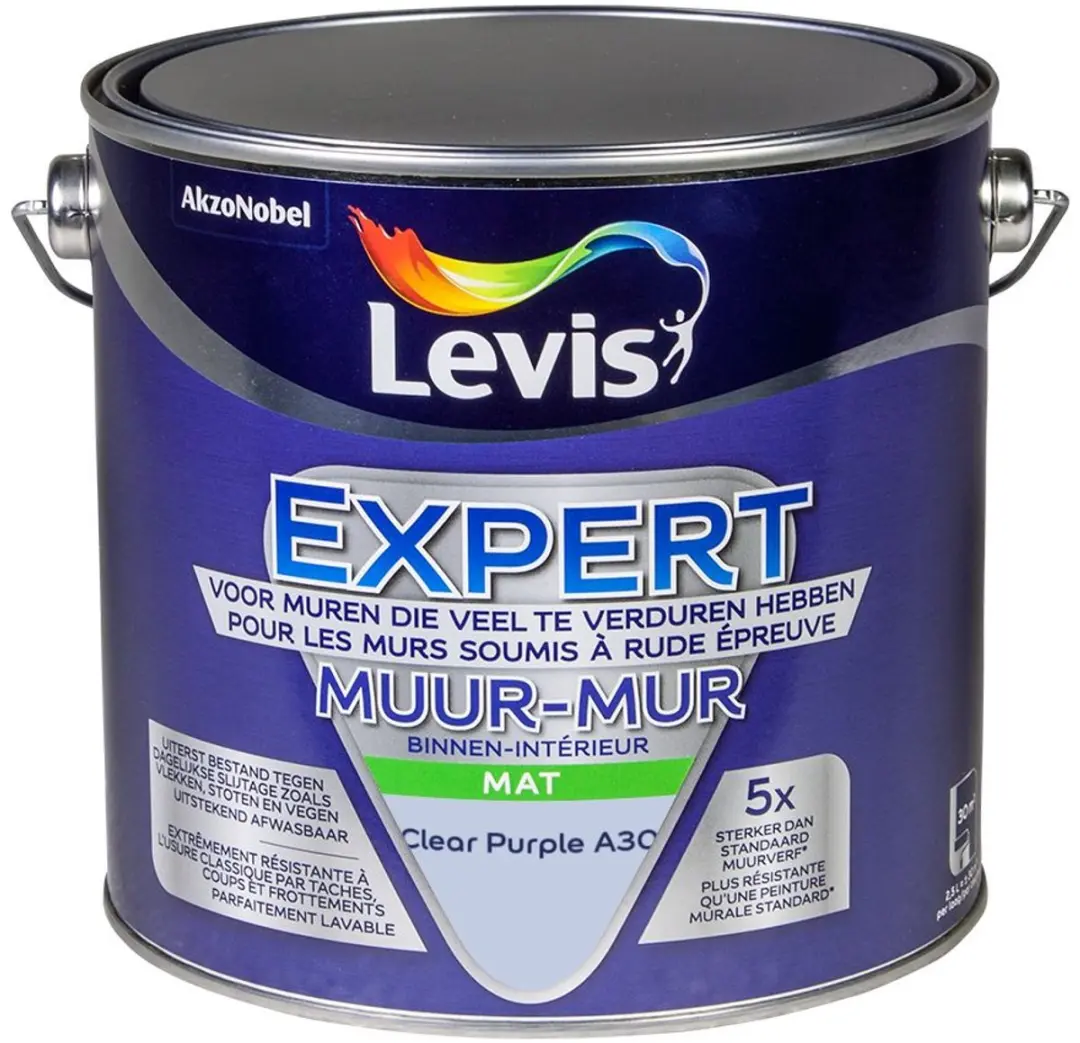 Levi's Expert Muur Binnen Mengverf Clear Purple A30
