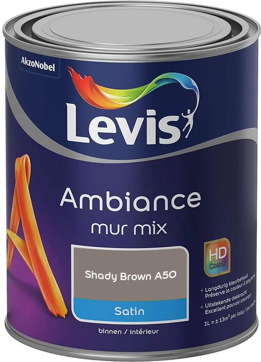 Levi's Ambiance Mur Satin Mix Mengverf 1L