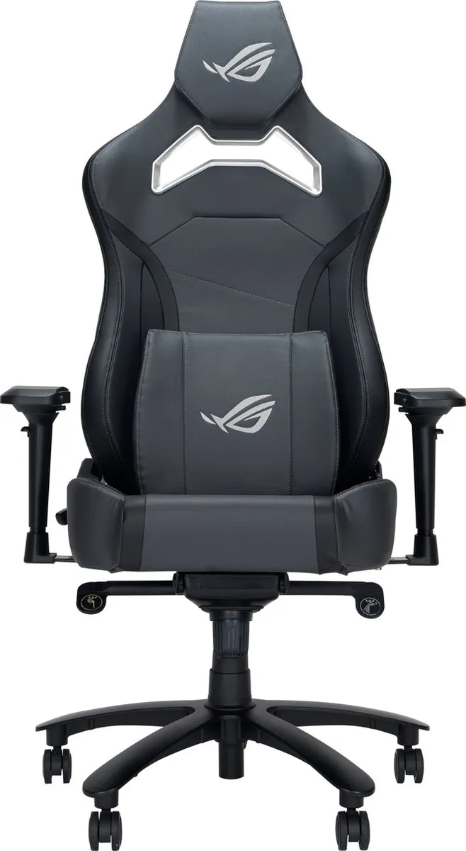 ASUS ROG CHARIOT X CORE Universele gamestoel Gecapitonneerde zitting Zwart, Grijs