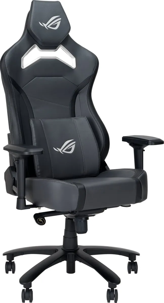 ASUS ROG CHARIOT X CORE Universele gamestoel Gecapitonneerde zitting Zwart, Grijs