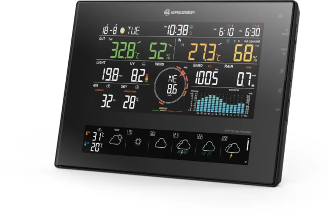 Bresser 4Cast Weerstation 7-in-1 - Zwart/Wit