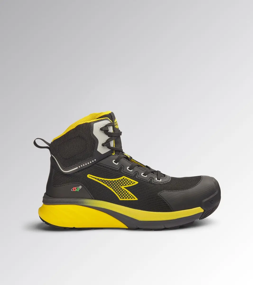 Diadora VORTEX DA2 MID S3S BLACK /YELLOW CROMS 37