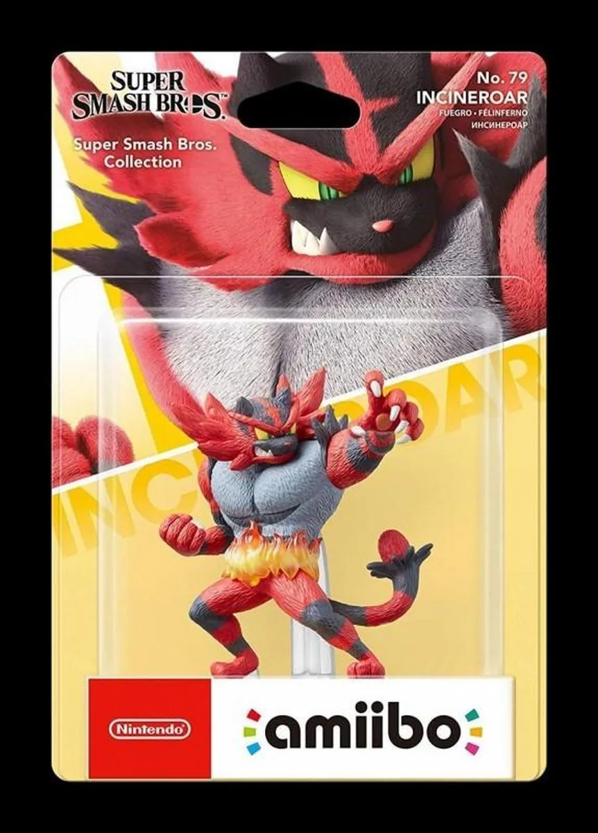Nintendo Incineroar Amiibo - Super Smash Bros.