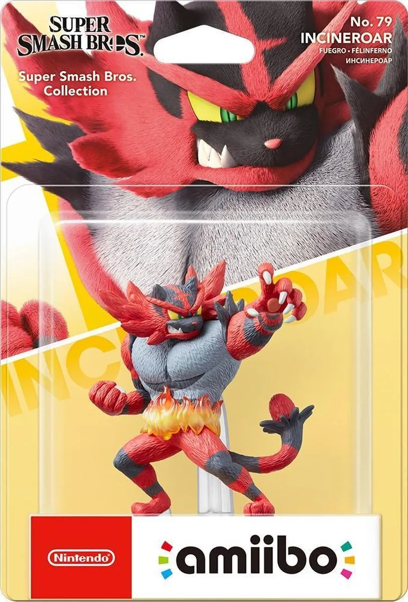 Nintendo Incineroar Amiibo - Super Smash Bros.