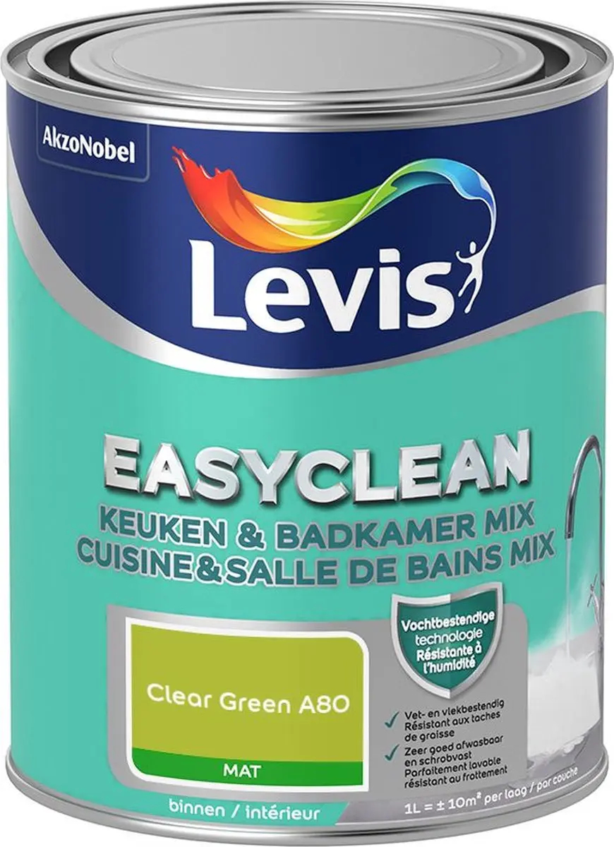 Levi's Easyclean Mengverf Clear Green A80