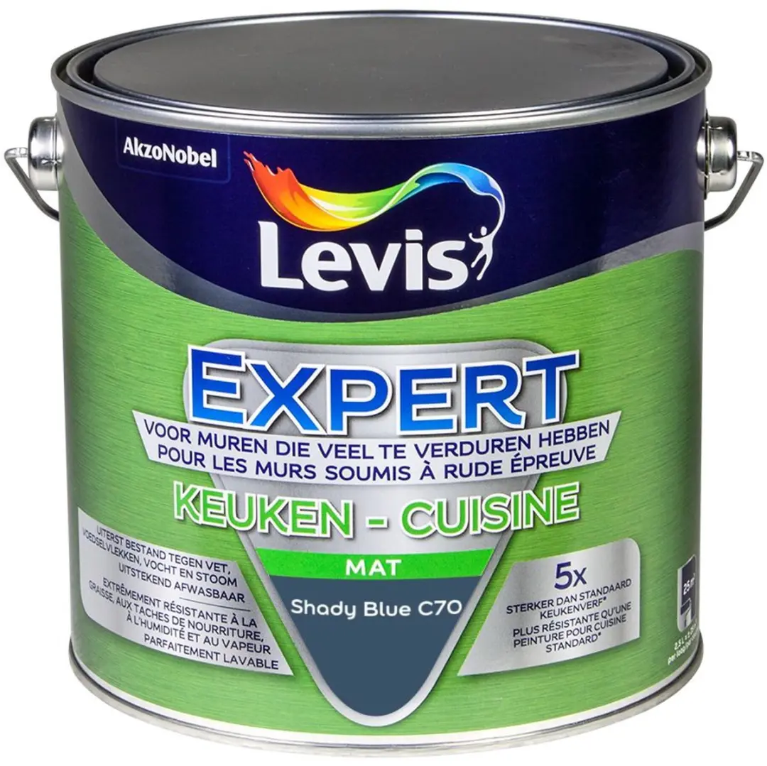 Levi's Expert Keuken Mix Shady Blue C70 Mengverf 2,5L