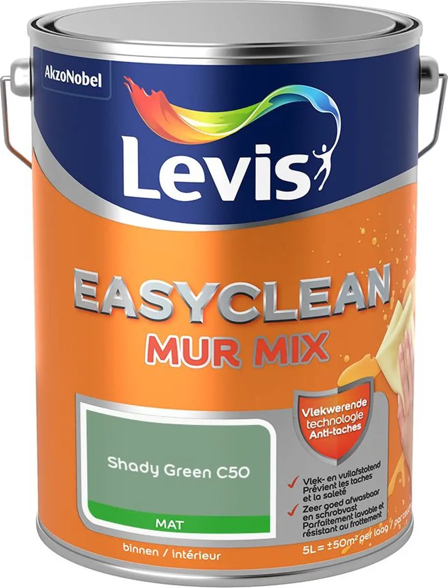 Levi's Easyclean Mur Mat Mix Shady Green C50