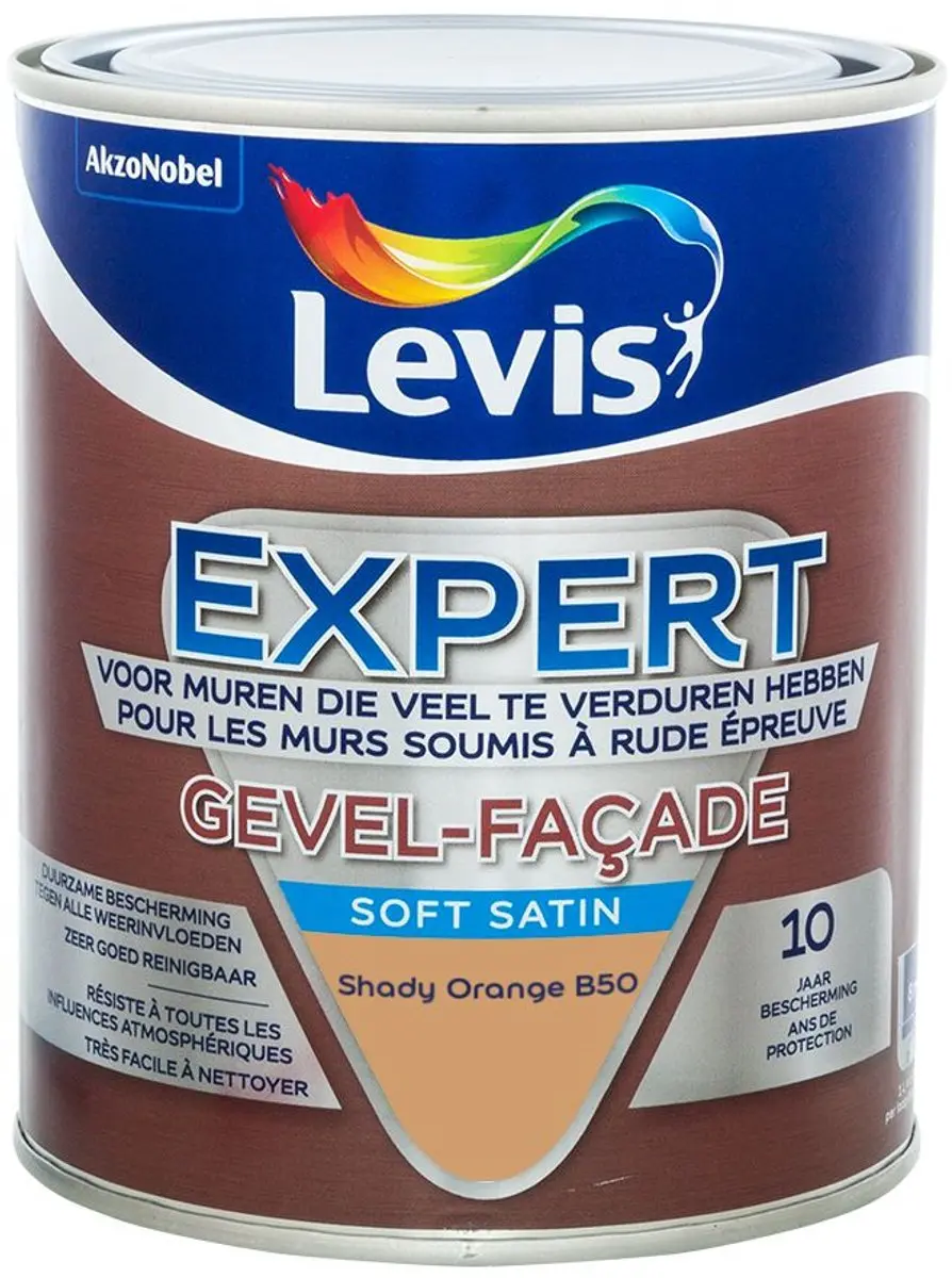 Levi's Expert Gevel Mix Shady Orange B50 Mengverf 1L