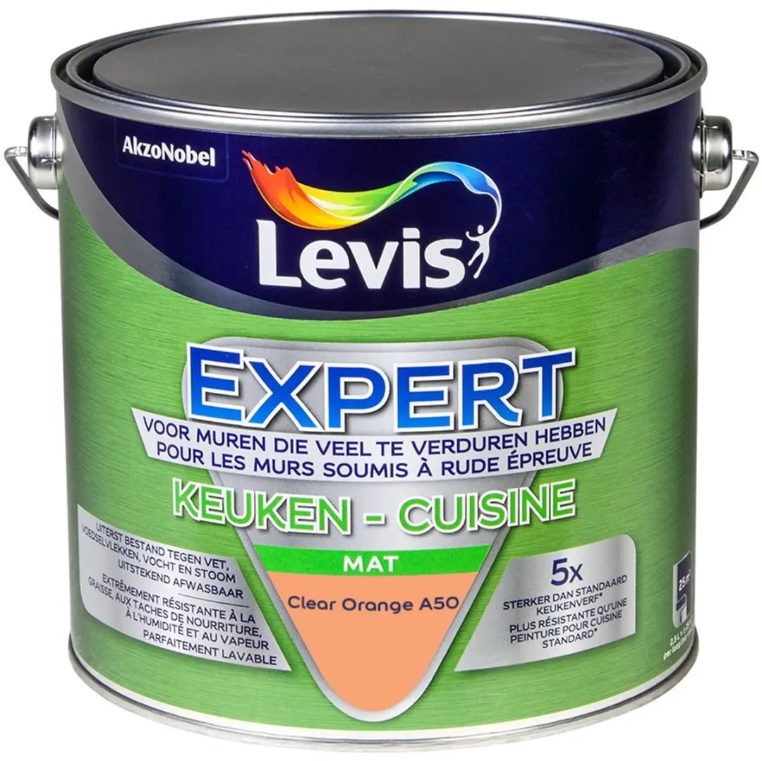 Levi's Expert Keuken Mix Clear Orange Mengverf 2,5L