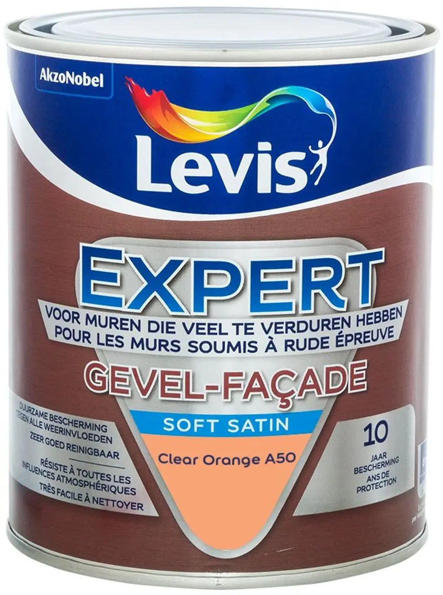 Levi's Expert Gevel Mix Clear Orange A50 Mengverf 1L