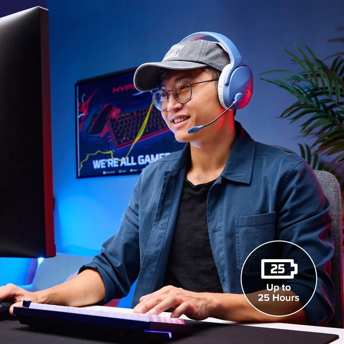 HyperX Cloud Jet AJ0T1AA Draadloze Gaming Headset - Zwart - afbeelding 6 van 6