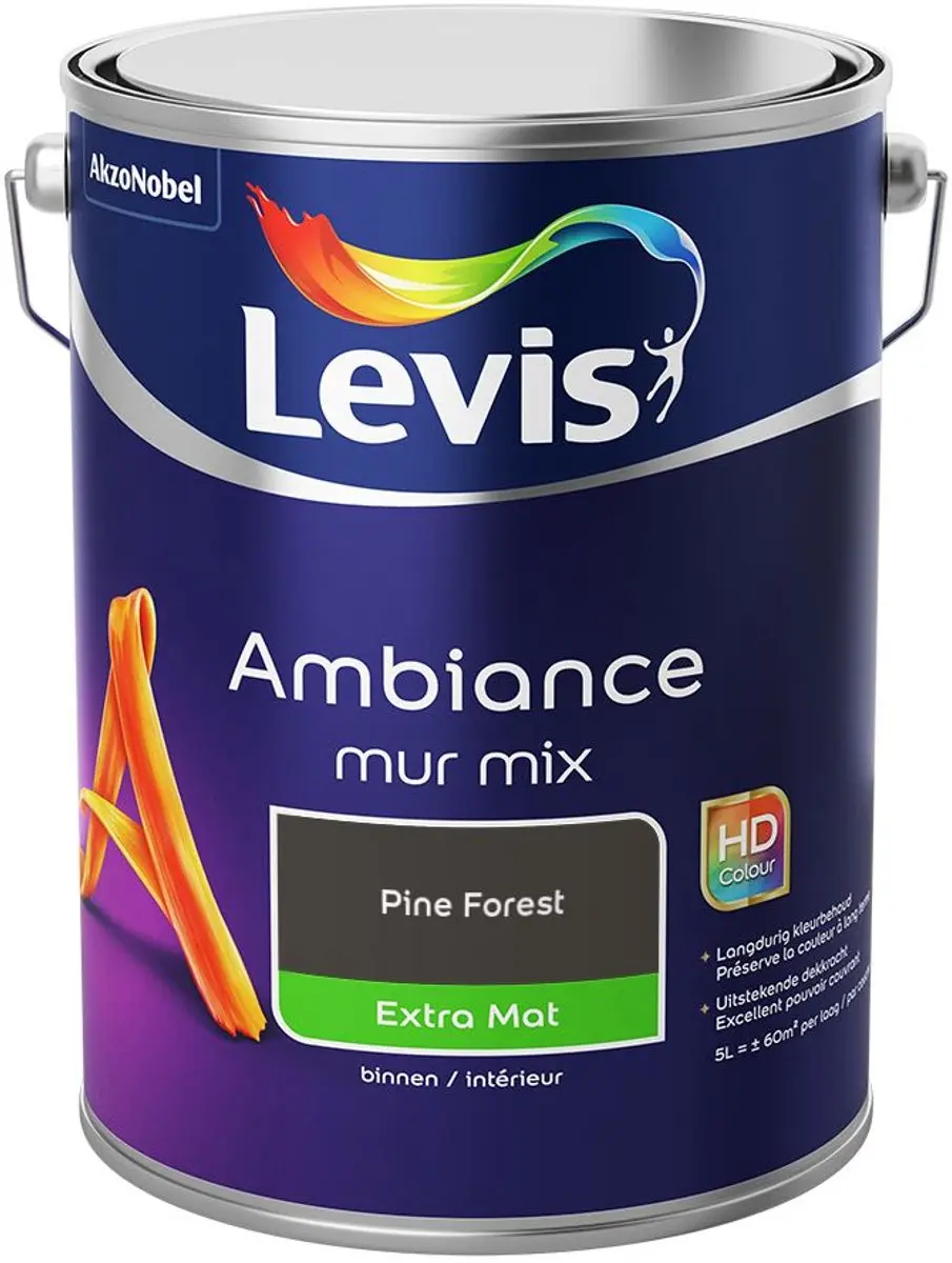Levi's Ambiance Mur Extra Mat Mix Pine Forest Mengverf 5L