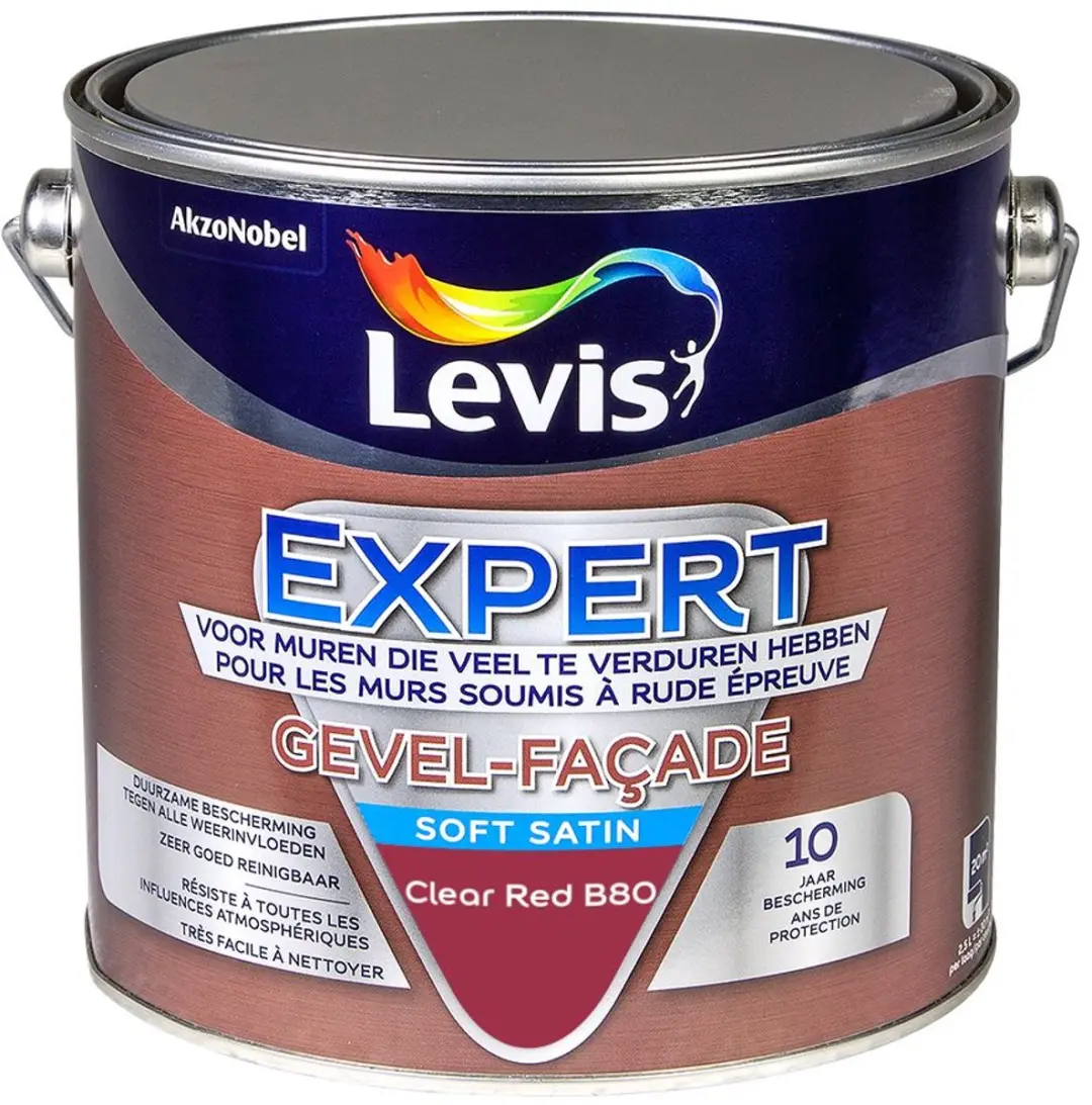 Levi's Expert Gevel Mix Clear Red B80 Mengverf 2,5L