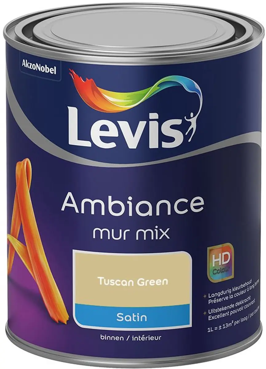 Levi's Ambiance Mur Satin Mix Tuscan Green