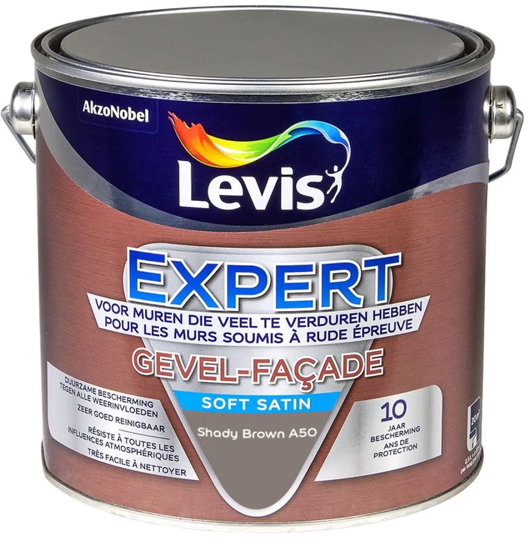 Levi's Expert Gevel Mix Shady Brown A50 Mengverf 2,5L